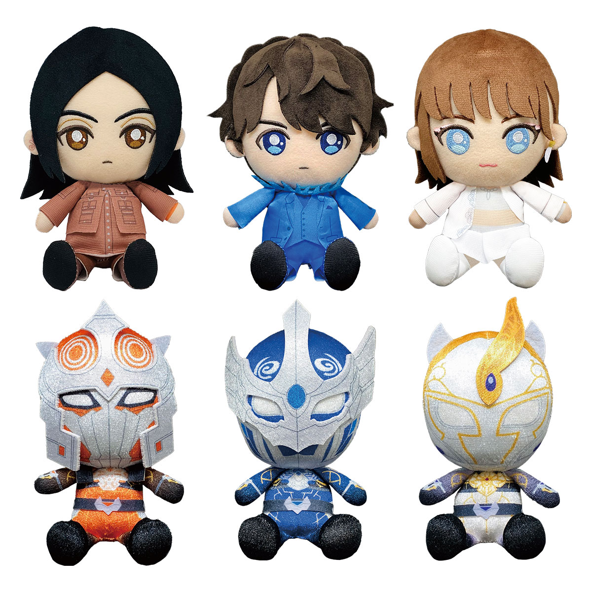 戦隊ヒーローぬいぐるみシリーズ 脳人戦士6体セット